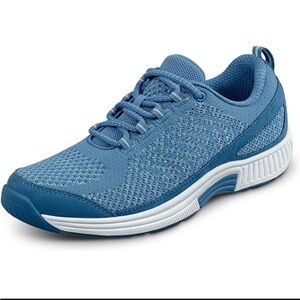 Orthofeet Orthopedic Relay Running Shoe blue sneakers  Pain Relief 10.5 wide